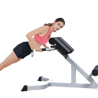 Nouveau produit Banc commercial réglable avec extension dorsale, construction en acier pliable et écologique pour usage en salle de sport