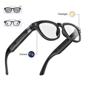 Nouvelles lunettes intelligentes Z01 AI avec appareil photo 8MP, prise de photos anti-vibration, stockage 32 Go, verres photochromiques automatiques, contrôle tactile professionnel - Product Image 2