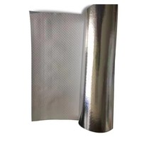 Tissu tissé en PE laminé avec du papier d'aluminium pour l'isolation et la barrière contre la vapeur d'eau des murs extérieurs