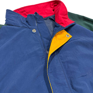 Chaqueta <span class=keywords><strong>Cortavientos</strong></span> Retro para Hombre, Diseño Color Block, Multicolor Vintage, Cuello Alto, Cierre de Cremallera, con Logotipo Personalizado, Venta <span class=keywords><strong>al</strong></span> <span class=keywords><strong>Por</strong></span> <span class=keywords><strong>Mayor</strong></span> - Product Image 3