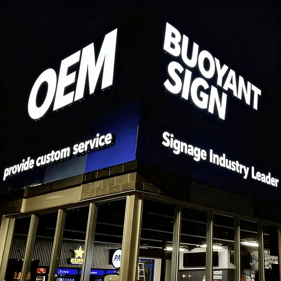 Custom Store Front Building Billboard Retail Storefront Outside Signage ...