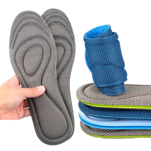 Semelle de chaussure orthopédique Accessoires de course <span class=keywords><strong>pour</strong></span> hommes femmes Nano <span class=keywords><strong>Semelles</strong></span> en mousse à mémoire de forme antibactérienne EVA PU Semelle intérieure de sport Massage des pieds - Product Image 1