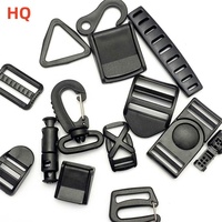 Fabricants 10mm/15mm/20mm/25mm Boucle taille personnalisée Boucle tactique à dégagement latéral rapide en plastique