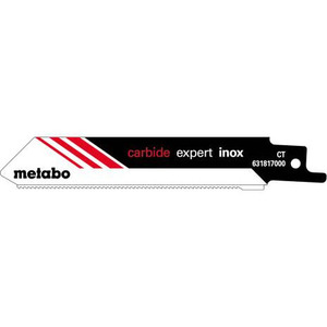 Hoja de sierra recíproca Metabo Carbide Expert Inox 631817000 - Product Image 2