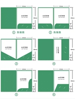Carpeta de Archivo Profesional Personalizada con Logotipo, Organizador de Documentos de Cartón para Negociaciones Comerciales