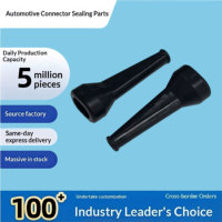 Anneau d'étanchéité en silicone à 2 trous pour connecteurs automobiles AMP, gaine de câble épaisse