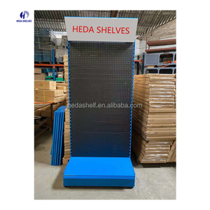 Nhiệm vụ nặng nề hiển thị đứng kim Loại hiển thị Kệ Gondola cho cửa hàng khán đài bán lẻ cửa hàng tạp hóa Giá cửa hàng kệ - Product Image 3