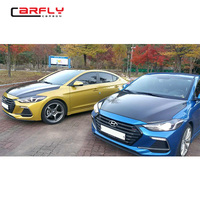 Nouveau capot en fibre de carbone style OEM pour Hyundai Elantra berline 2016-2017 avec boulons, infusion sous vide, tissage sergé 3K