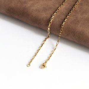 Collar personalizado grabado con palabras traviesas, joyería personalizada de acero inoxidable con cadena de eslabones, etiqueta dorada para adultos - Product Image 4