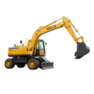 Excavatrice sur pneus SDLG E7150F neuve de fabrication chinoise, hydraulique, 15 tonnes, type à roues, avec le meilleur prix, excavatrice d'occasion à vendre - Product Image 4