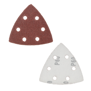 Alta durezza triangolo oscillante gancio <span class=keywords><strong>Loop</strong></span> carta vetrata personalizzabile ossido di alluminio strumenti abrasivi OEM 1 pezzo minimo - Product Image 4