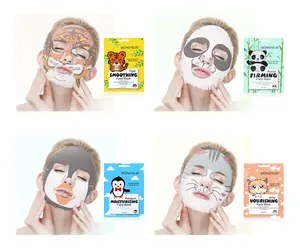 Marque privée enfants taille beauté personnalisé masque Facial animaux masque Facial hydratant blanchissant imprimé masque Facial soins de la peau pour enfants