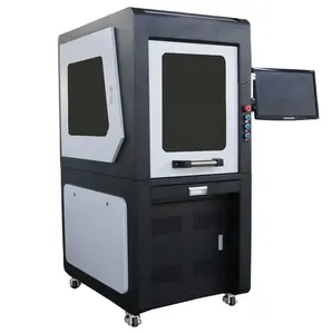 Große Desktop-Faser-Laser markierung gravur Druckmaschine für Kunststoff