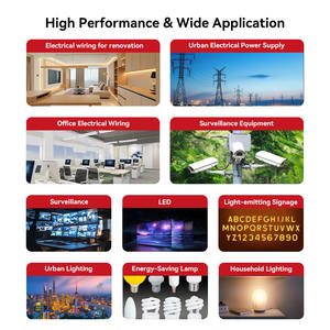 KAIBAO 2468 PVC Düşük Gerilim Güç Kablosu Oksijensiz Bakır Tel 300V LED Şerit Aydınlatma İnşaat Endüstriyel - Product Image 4