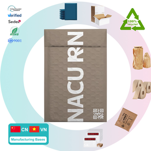 Acheter des enveloppes à bulles compostables, écologiques, imperméables et résistantes aux déchirures pour l'emballage logistique du commerce électronique - Product Image 1