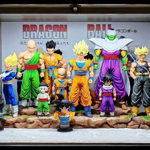 Figuras de Juguete de PVC de la Serie 2 de <span class=keywords><strong>Super</strong></span> Saiyan Z Fighters, con Caja, Colección <span class=keywords><strong>Completa</strong></span> del Equipo y Base de Exhibición - Product Image 5