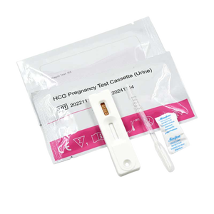 Kit de <span class=keywords><strong>test</strong></span> rapide de grossesse <span class=keywords><strong>HCG</strong></span> Kits médicaux Cassette de <span class=keywords><strong>test</strong></span> rapide en une étape - Product Image 2