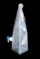 Nouveau produit sac à eau portable 10 litres en plastique vanne papillon pochette à eau pour liquide à boire avec robinet