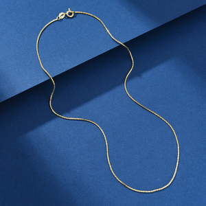 Collar <span class=keywords><strong>de</strong></span> Cadena Cubana <span class=keywords><strong>de</strong></span> Plata S925 Chapada en Oro <span class=keywords><strong>de</strong></span> 14K al por Mayor, Corte <span class=keywords><strong>de</strong></span> Diamante, Diseño <span class=keywords><strong>de</strong></span> Hueso <span class=keywords><strong>de</strong></span> Anís, Romántico, para Regalo <span class=keywords><strong>de</strong></span> Mujer u Hombre - Product Image 4