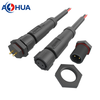 Type de montage sur panneau prise de courant électrique E-bike mâle femelle 2-6pin Mini Nylon M8 connecteur étanche