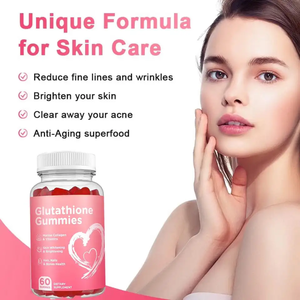 Gmp חלאל צמחוני l-glutathione gummies העור הלבנה קולגן תוספי חמצון תוספי מזון לנשים - Product Image 3
