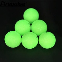 Balles de golf qui brillent dans le noir, 2 pièces en stock, vente en gros directe d'usine, LED pour la pratique nocturne, en vrac, prêtes à être expédiées