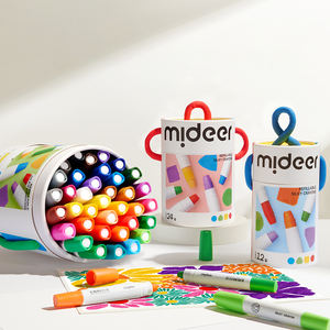 MIDEER Zijdezachte navulbare kleurpotloden |   Voordelige kleurset voor kinderen vanaf <span class=keywords><strong>3</strong></span> jaar - Product Image 2