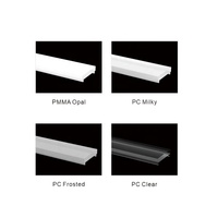 Profilé en aluminium LED encastrable 19.5x10.7 pour éclairage linéaire au sol