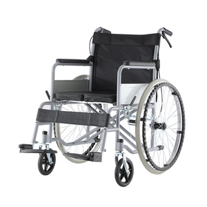 Lechi Manual Wheelchair With <b>Commode</b> Foldable Lightweight <b>Portable</b> For Elderly And Disabled Mobility - Product Image 2
