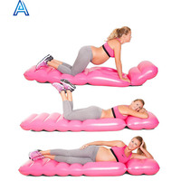 Offre Spéciale nouveau design de haute qualité confortable vinyle PVC air coup gonflable yoga tapis d'air lit de massage pour matelas de yoga