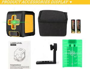เลเซอร์วัดระดับ2เส้นระดับอินฟาเรดเกรด DIY แบบพกพาระดับเลเซอร์สีเขียว - Product Image 6