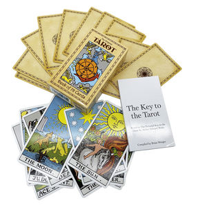 بطاقات تارو بلاستيكية عالية الجودة ورخيصة الثمن من مصنع التارو المحترف، مجموعة فارس الحكمة - Product Image 3