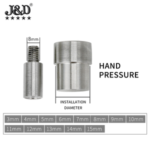 Remache de morir botón molde con mano magnética-perforado de doble cara base prensa de Mano Eléctrica de instalación botón herramienta - Product Image 4