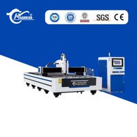 Machine de découpe laser à fibre avec table d'échange 1000W pour laiton, titane, acier inoxydable