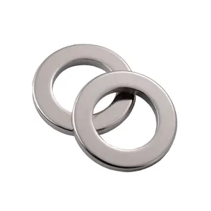 N52 Very Strong Permanent Magnetic Materials Rare Earth Ndfeb Magnets Disc Ring Neodymium Magnets Ring For Lipstick Package