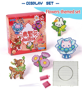 ชุดลูกปัดรีดร้อนแบบขายส่งสำหรับงานเทศกาล ลายดอกไม้ ทะเล และลายสวนสนุก - Product Image 4