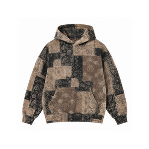 Sudadera Informal con Parches, Estilo Urbano, Silueta Holgada, Transpirable y Resistente - Product Image 2