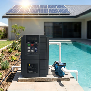 Pompe solaire OLU 0,75 kW VFD AC 380V triphasée à haute efficacité MPPT, onduleur VFD pour l'irrigation - Product Image 1