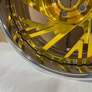 RCSR 22 24 26 Pulgadas Llantas de Aleación de Aluminio Forjado de Plato Profundo Personalizadas con 5 Años de Garantía Diseño Multirradio de <span class=keywords><strong>2</strong></span> Piezas para Chevrolet Camaro - Product Image 5