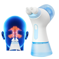 Système d'irrigation nasale électrique bidirectionnel pour les sinus, avec capsules de sel pour le rinçage nasal
