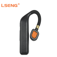 LSENG BT020_K 2.4G untuk Headset Walkie Talkie Nirkabel 5.4 dengan Peredam Kebisingan, Earpiece, Mic PTT, Konektor Kenwood TK (TPU+ABS)