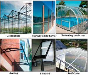 Panneaux muraux anti-bruit modernes en polycarbonate massif, plaques insonorisantes pour usage extérieur sur autoroutes, dans les hôtels, les parcs et les entrepôts - Product Image 5
