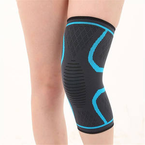 Genouillères de compression en nylon fin avec boucle pour hommes, idéales pour les déchirures du ménisque et le soulagement de l'arthrite - Sport - Product Image 1