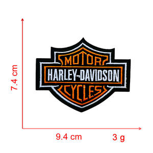 스몰 사이즈 큰 크기 사용자 정의 데이비슨 자수 다리미-에 패치 다리미 의류 모자 패치에 - Product Image 4