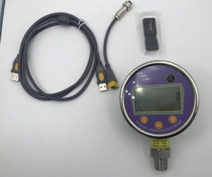 KPG201 Medidor de presión <span class=keywords><strong>digital</strong></span> USB Caja de acero inoxidable de montaje inferior de 100mm con registrador de datos y batería recargable - Product Image 5