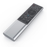 Télécommande vocale 5.0 personnalisée en direct d'usine, coque en plastique ABS 2.4G avec indicateur LED fixe pour décodeur Smart TV OEM