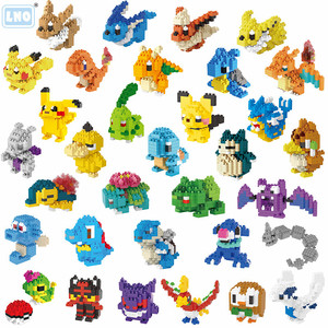 Jeu de construction LNO DIY, blocs de construction en plastique ABS, 200-400 pièces, série d'animaux de dessin animé 083-252, pour les enfants de 14 ans et plus - Product Image 1