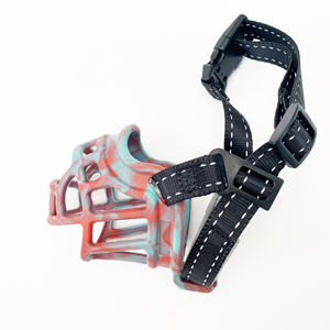 Museruola per gabbia per museruola in gomma morbida personalizzata su misura del produttore WLP per cani di taglia medio-piccola - Product Image 2