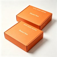 Boîtes d'emballage pour gâteaux et biscuits de haute qualité en gros, imprimées numériquement, pour donuts et autres produits, avec encre de soja