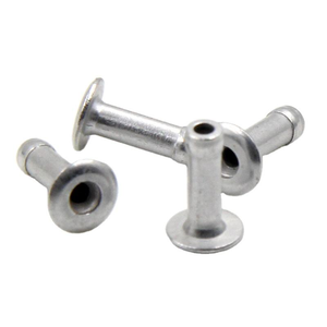 Remache hueco de latón con cabeza redonda - Product Image 1